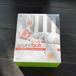 SoundBub Portable Bluetooth Speaker and Soother - White